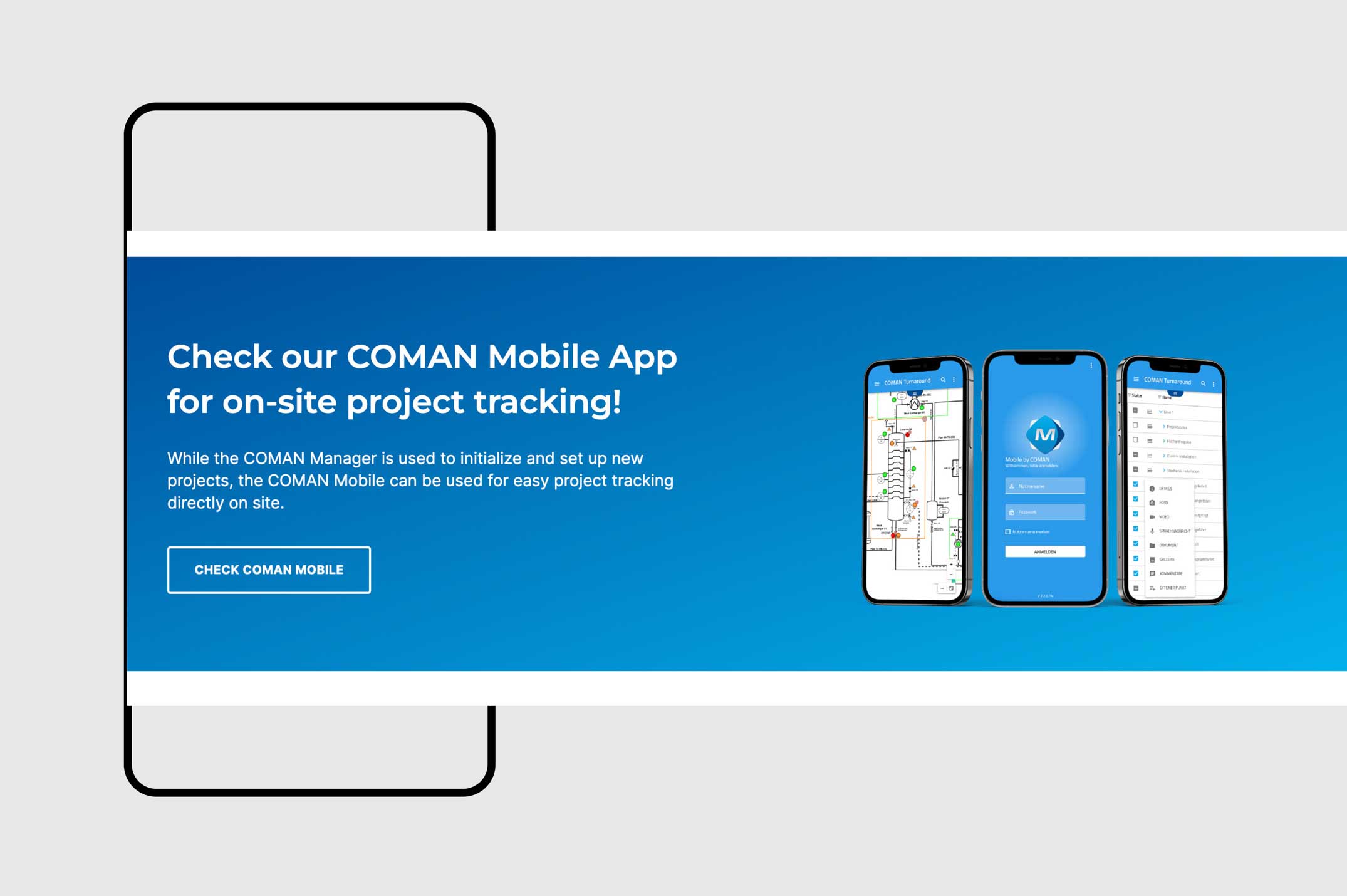 COMAN mobile app